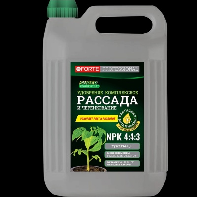 Жидкое удобрение РАССАДА И ЧЕРЕНКОВАНИЕ, Bona Forte, Гарден, 5 л